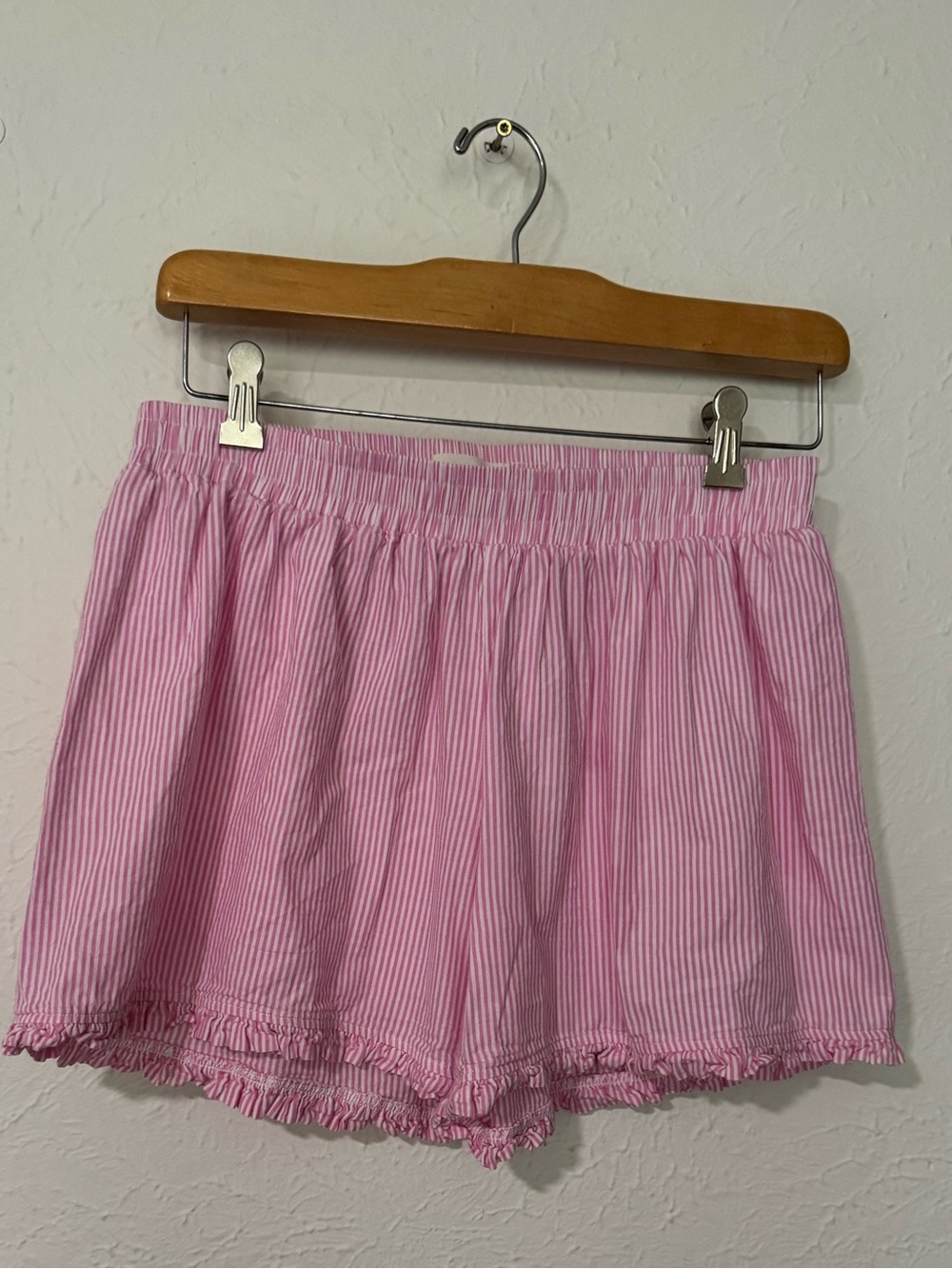 Sonderhaus Boxer Shorts Pink & White Stripe Size M - Picture 2 of 5